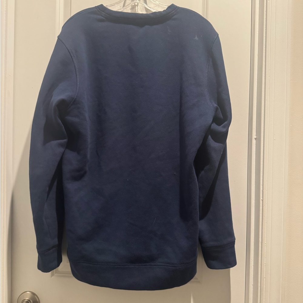 Adidas Navy Longwood University Sweatshirt Size M - Picture 4 of 4